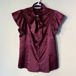 Stunning Burgundy Blouse